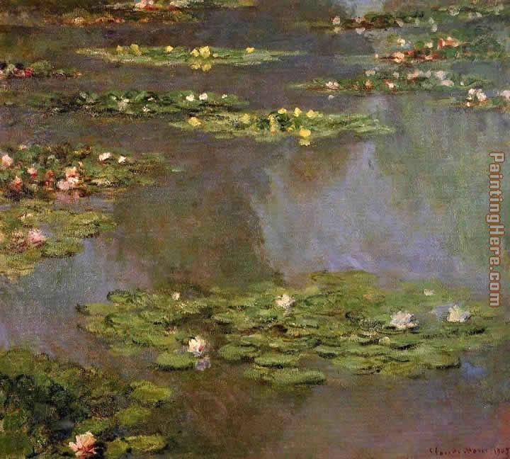 Water-Lilies 05 painting - Claude Monet Water-Lilies 05 art painting